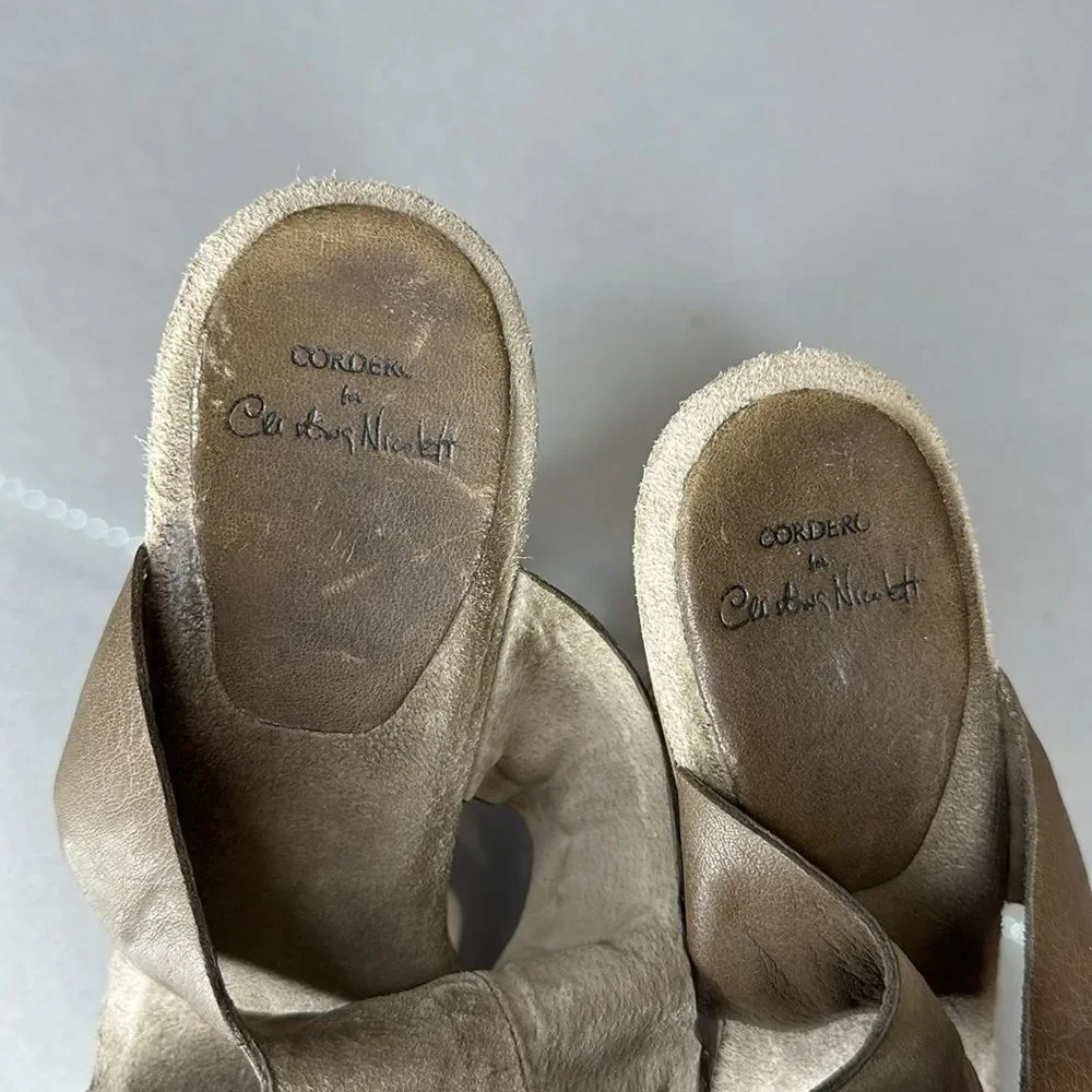 Calleen Cordero x Cordero Platform Leather Heels – Size 9 (A-1512)